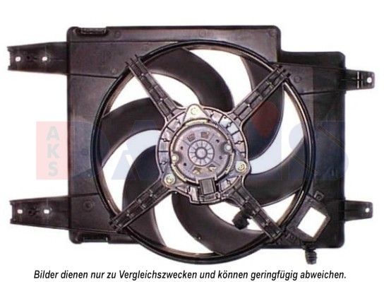 AKS DASIS Вентилятор, охлаждение двигателя 018009N